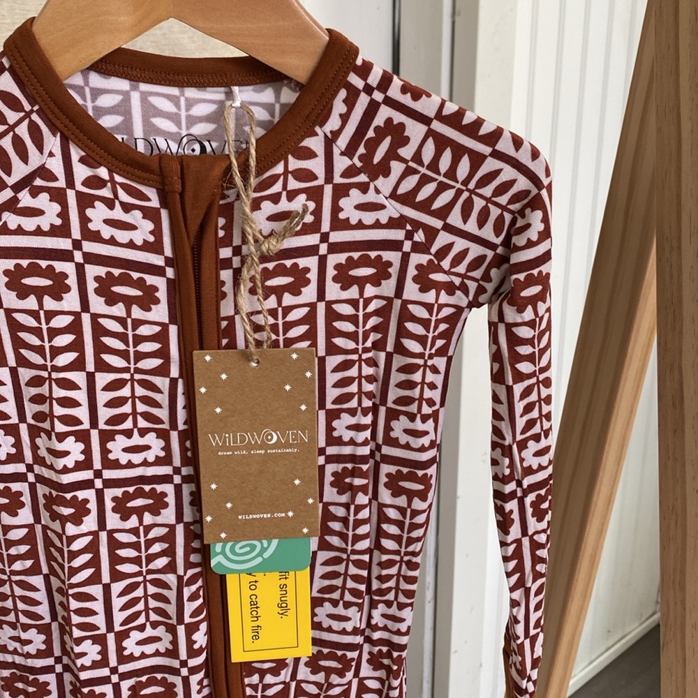 Wild Woven (formerly Kind Thing) Spiced Blooms Zip Romper
